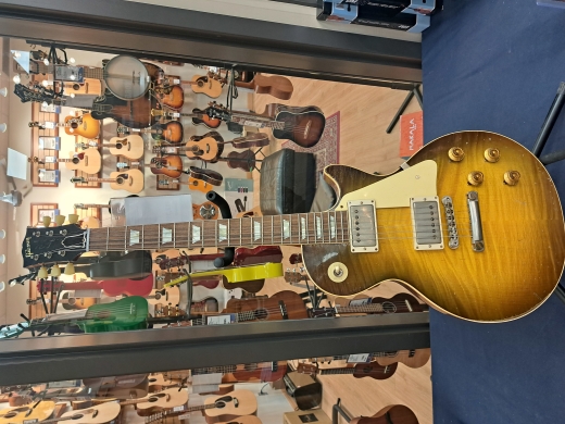 Gibson Custom Shop 59 Les Paul Green Lemon Burst, Murphy Lab Heavy Aged